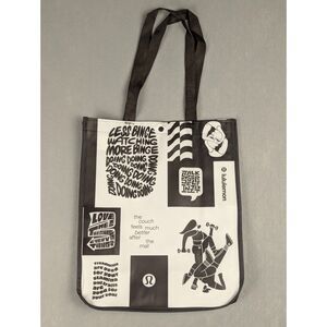 Lululemon Reusable Shopping Bag Large Spacious Eco Tote Authentic